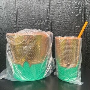 AMC AquaMan Popcorn Bucket W/ Matching Cup